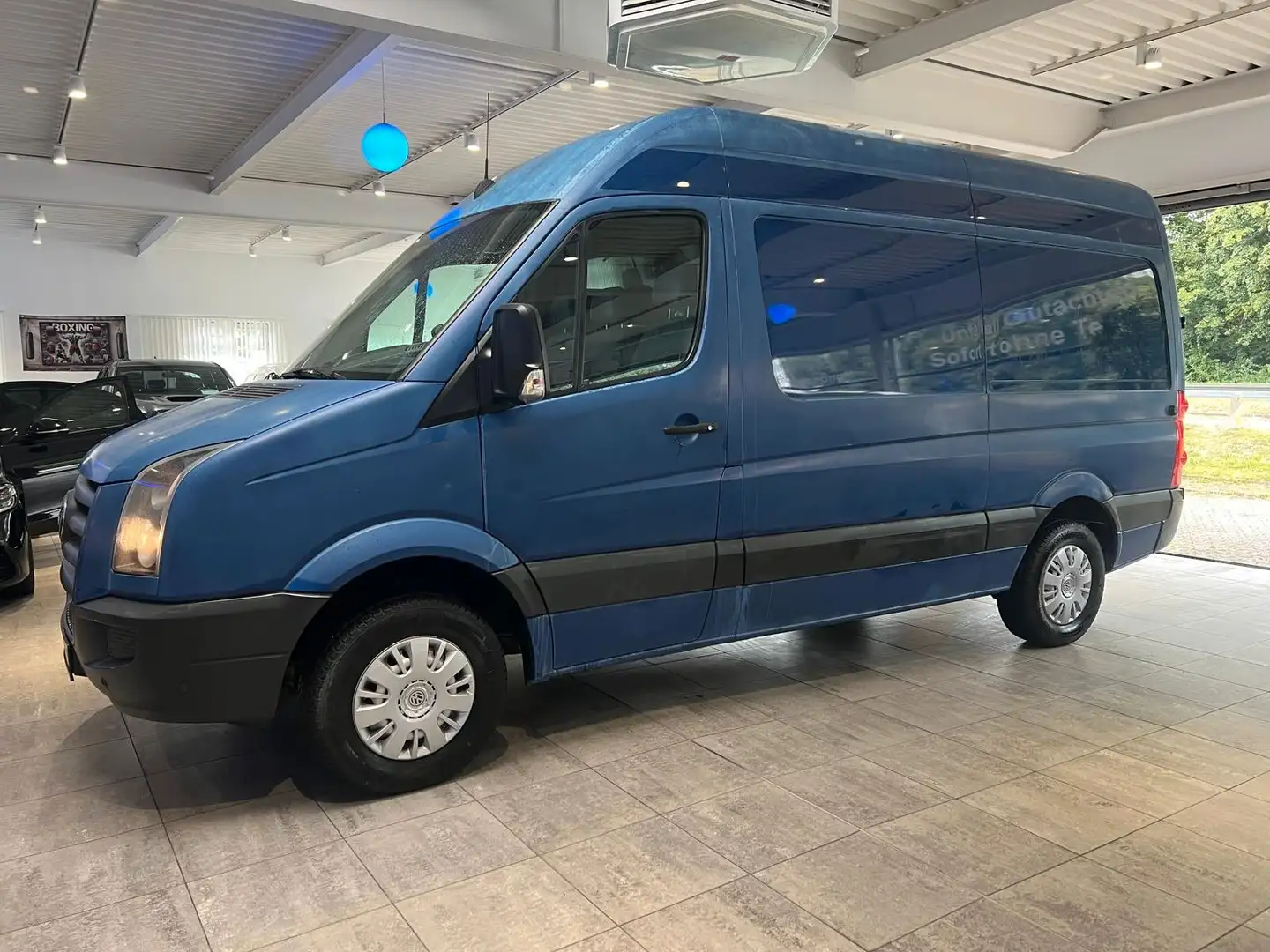 Volkswagen Crafter 2,5 TDI *Hoch+Lang*L2-H2*Garantie* Blauw - 1