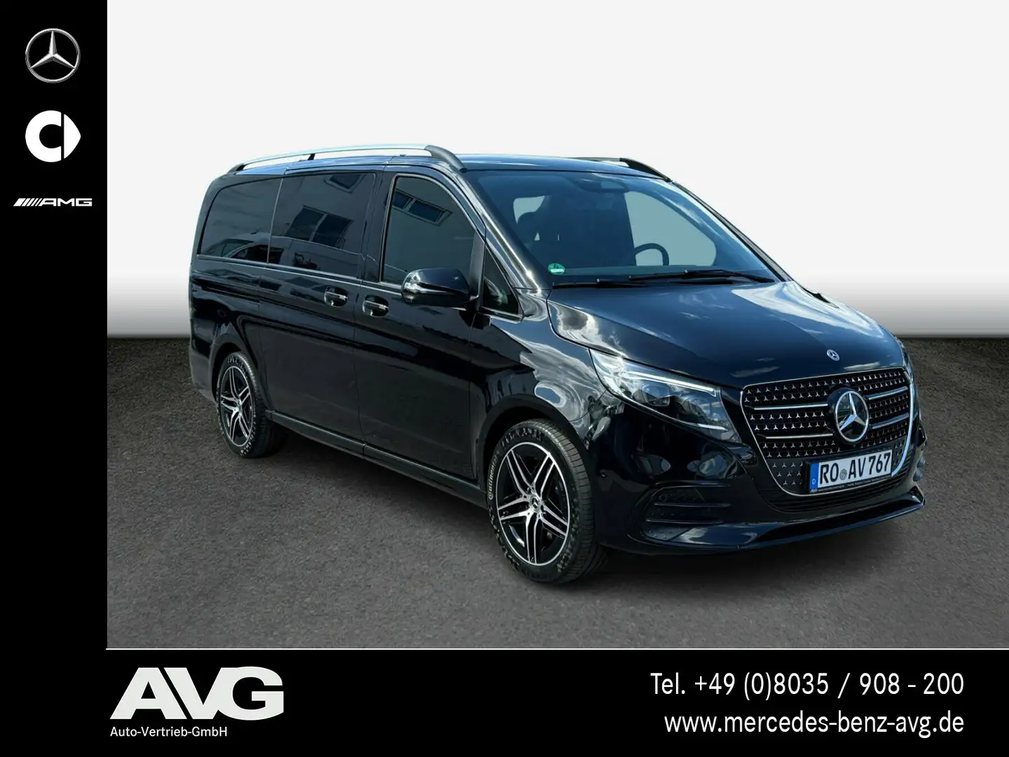 Mercedes-Benz V 300 V 300 d 4MATIC EXCLUSIVE Lang AMG Pano LED 360° Schwarz - 2
