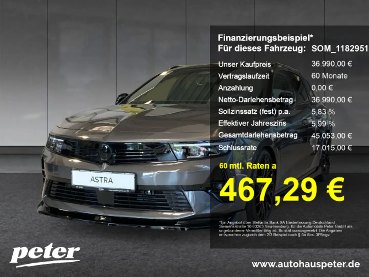 Opel Astra Astra L 1.2 Turbo GS Bitter Umbau Grau - 1