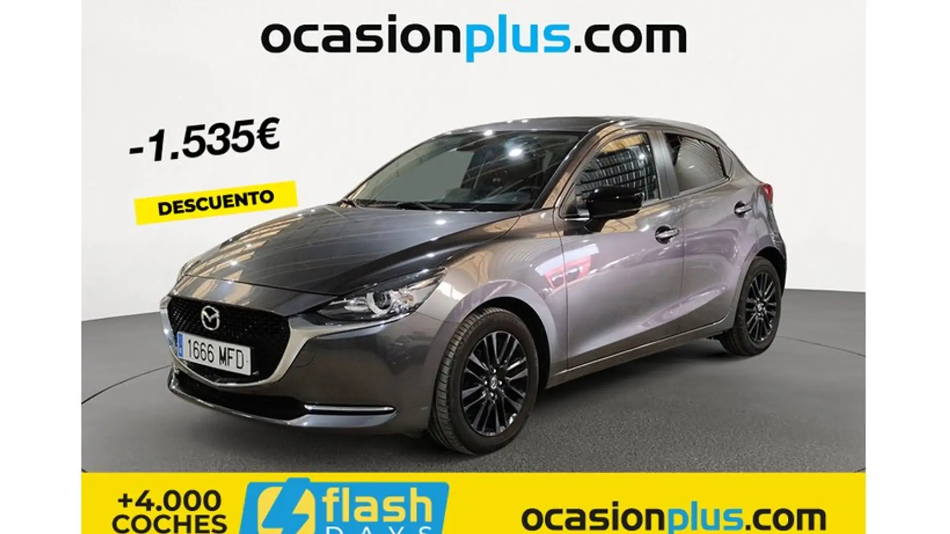 Mazda 2 1.5 Skyactiv-g Black Tech Edition 55kW Gris - 1