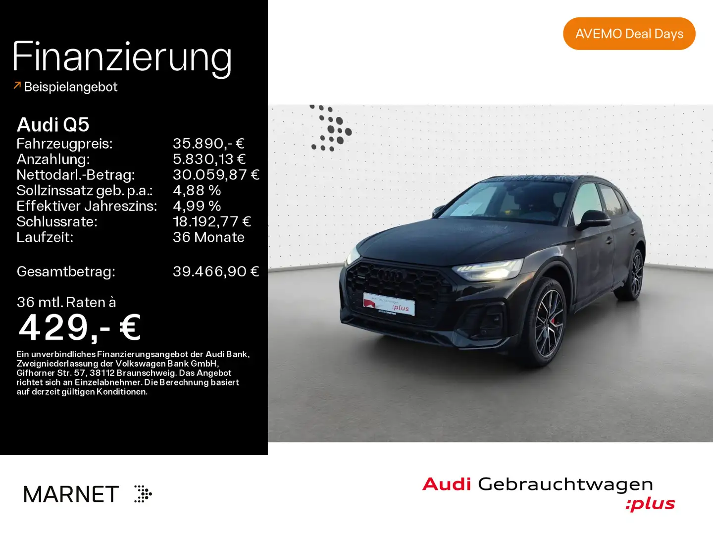 Audi Q5 55 TFSI e quattro S line*Navi*Matrix*Alu*PDC* Schwarz - 1
