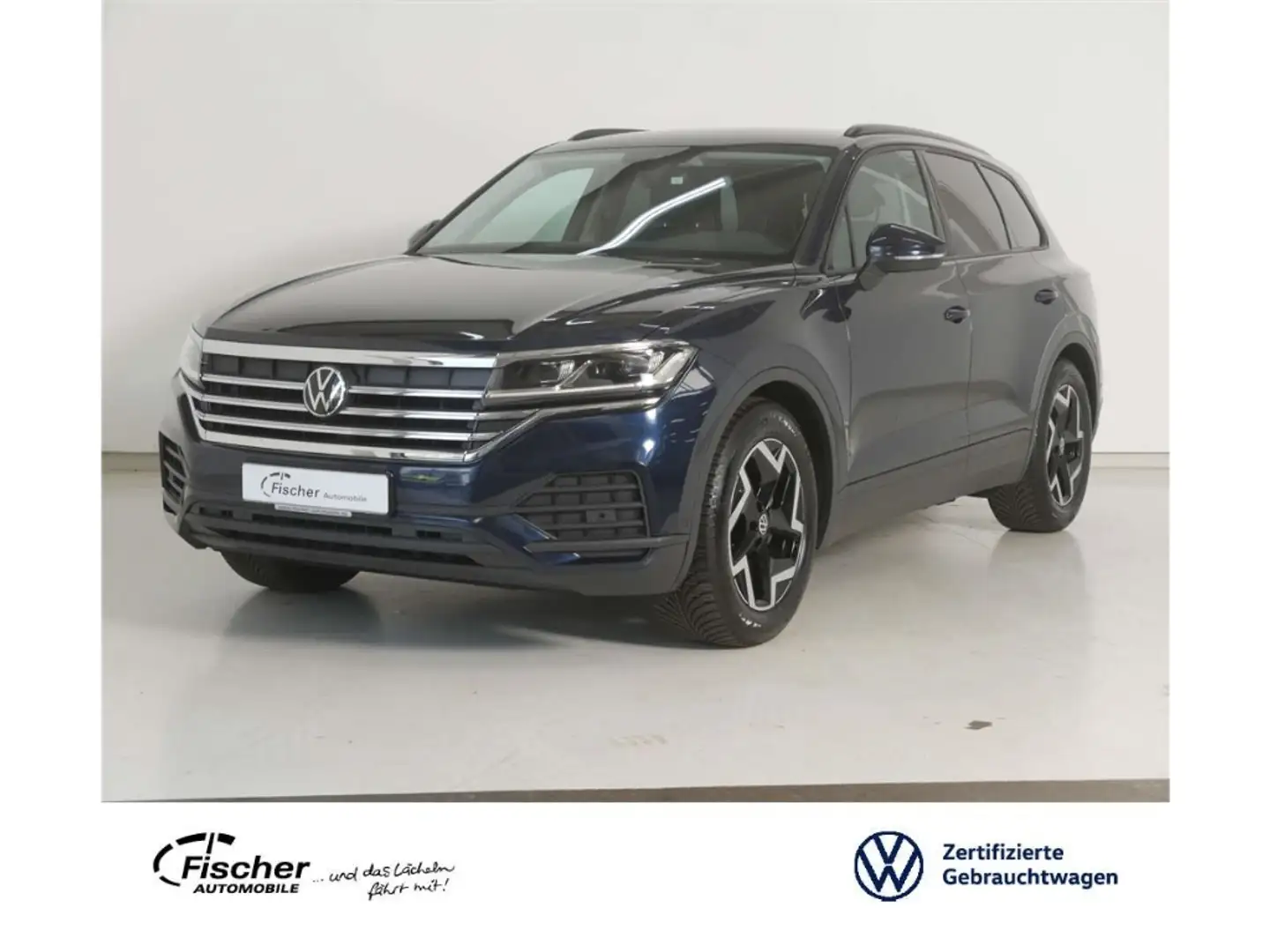 Volkswagen Touareg 3.0 TDI V6 4Mot. Tip. AHK/LED/NAV/RFK Blau - 1