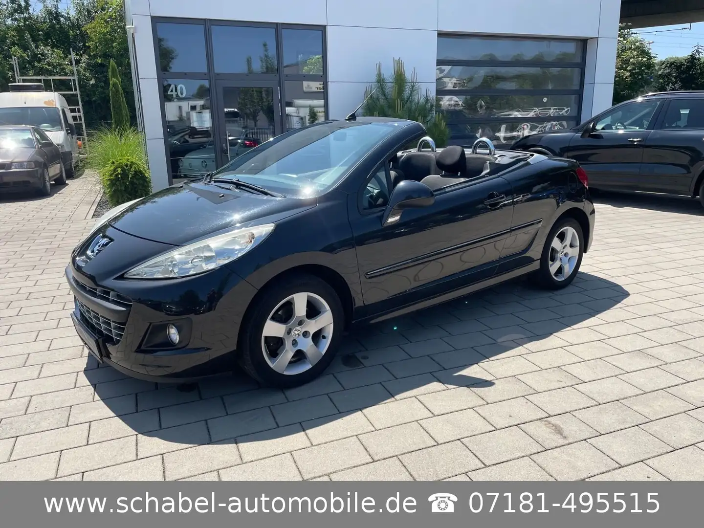 Peugeot 207 CC Cabrio-Coupe Premium Klima KD-Heft unffr Schwarz - 1