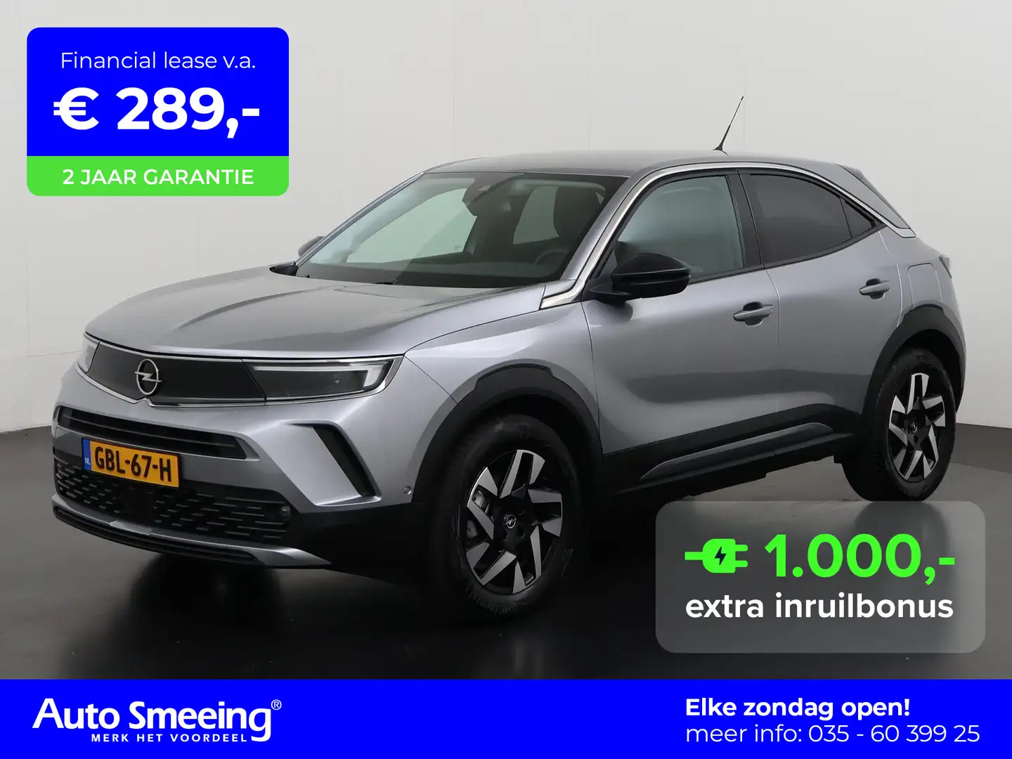 Opel Mokka-E Electric Level 3 50 kWh | 3 Fase | Zondag Open! Szary - 1