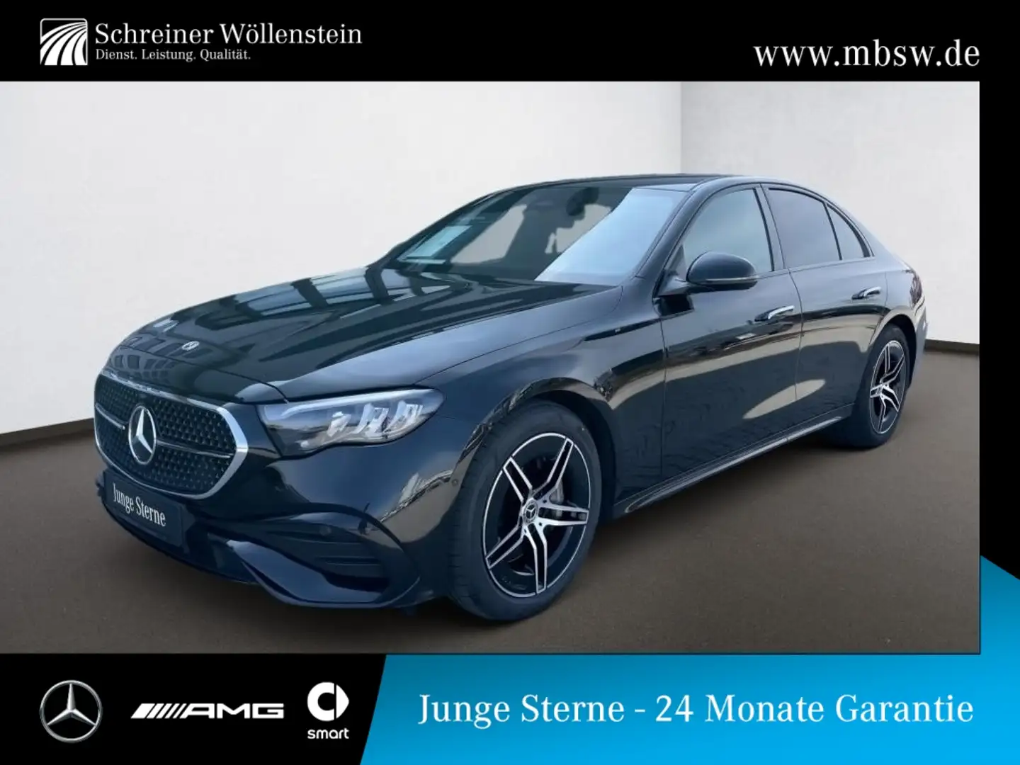 Mercedes-Benz E 200 *AMG*Night*Navi*MBUX*AUT*RKam*PTS*Shz*LED Nero - 1