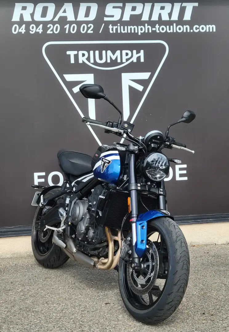 Triumph Trident 660 Bleu - 2