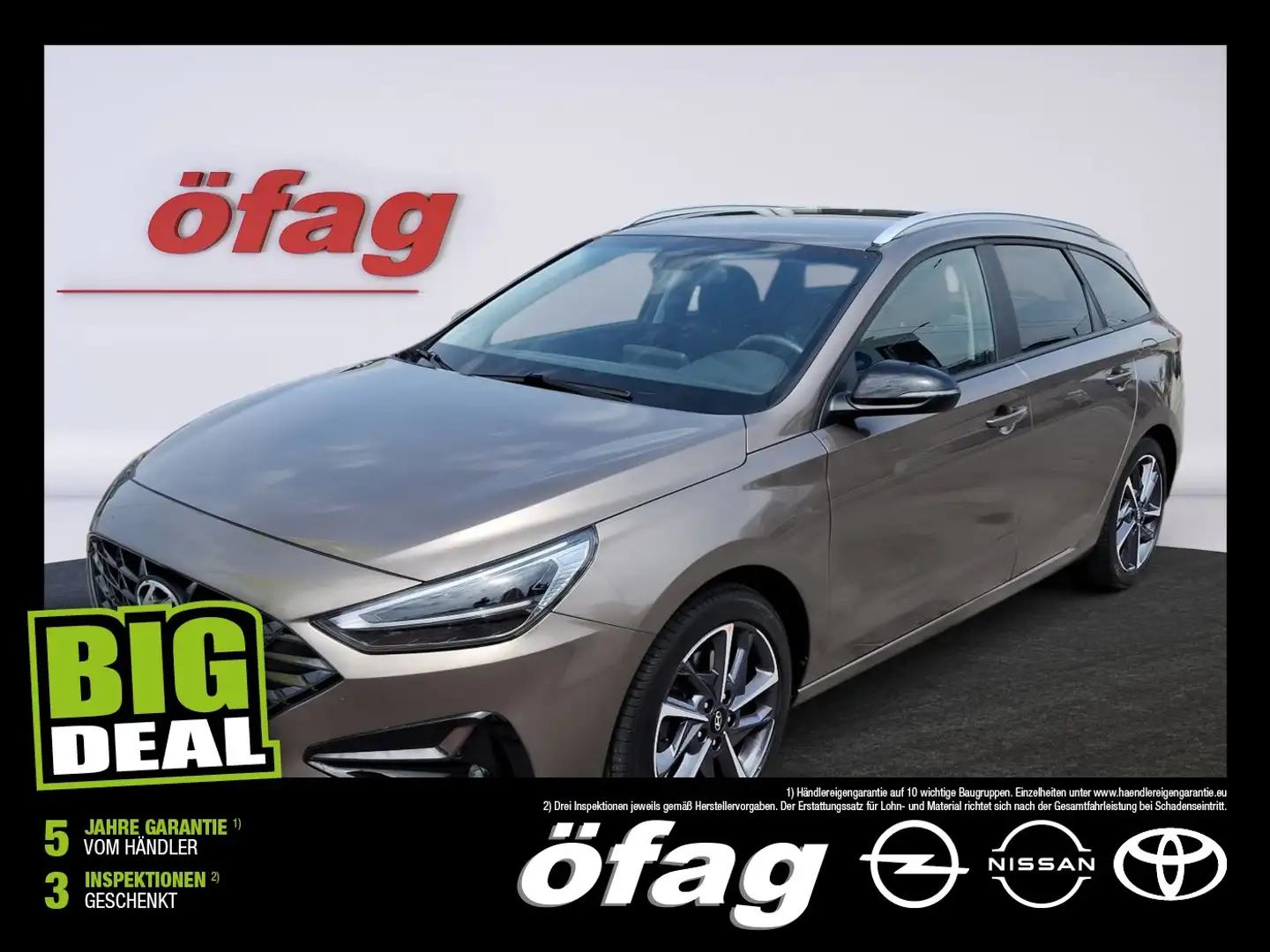 Hyundai i30 cw 1.0 T-GDi Edition 30+ LED+SHZ+Winterp.+LM Grau - 1