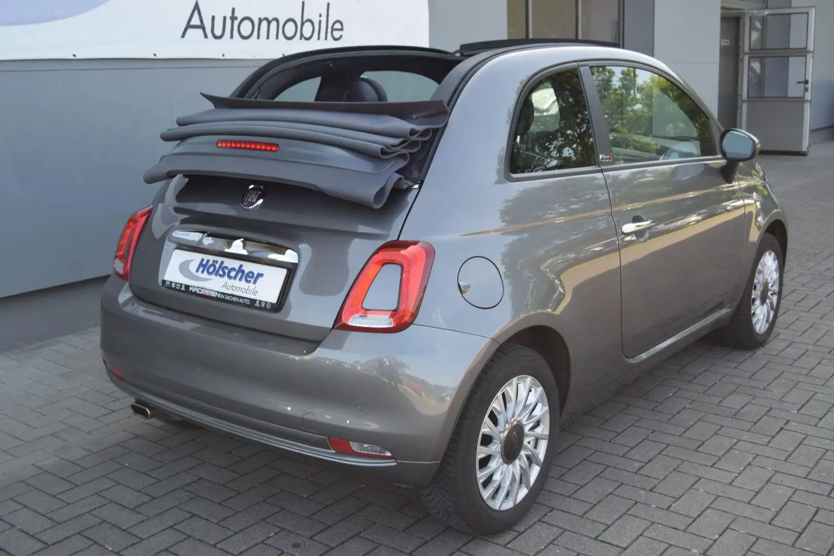 Fiat 500C Cabrio!AUTOM!Navi,Parks,Tempom,LM,Felg,, Grau - 2