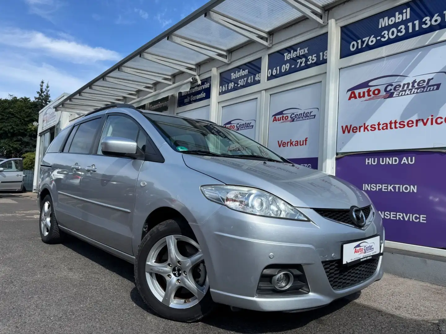 Mazda 5 Lim.*7Sitze*Rentnerfzg*Klimaaut*Sitzhzg*PDC* Silber - 1