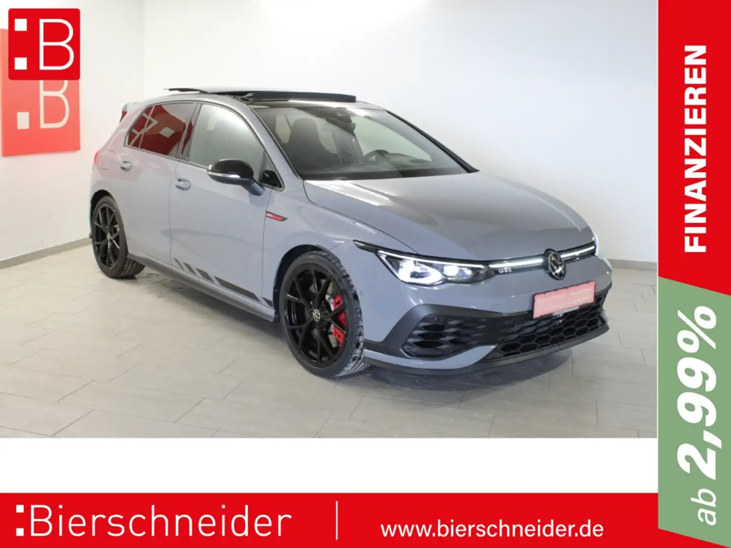 Volkswagen Golf GTI 8 2.0 TSI DSG Clubsport Black Style 19 MATRIX PANO Grau - 1