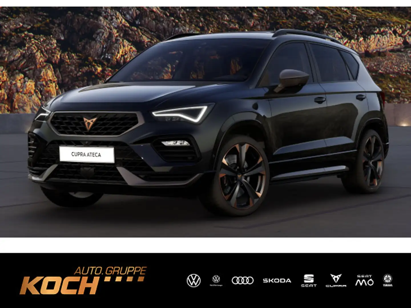 CUPRA Ateca VZ 2.0 TSI (300 PS) 7-Gang DSG 4Drive Zwart - 1
