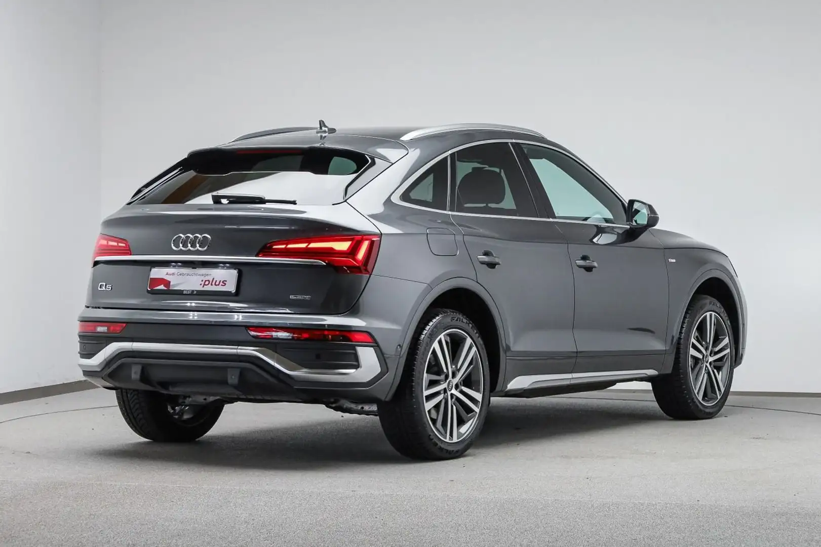 Audi Q5 S line 40 TFSI qu. AHK*ACC*Navi Gris - 2