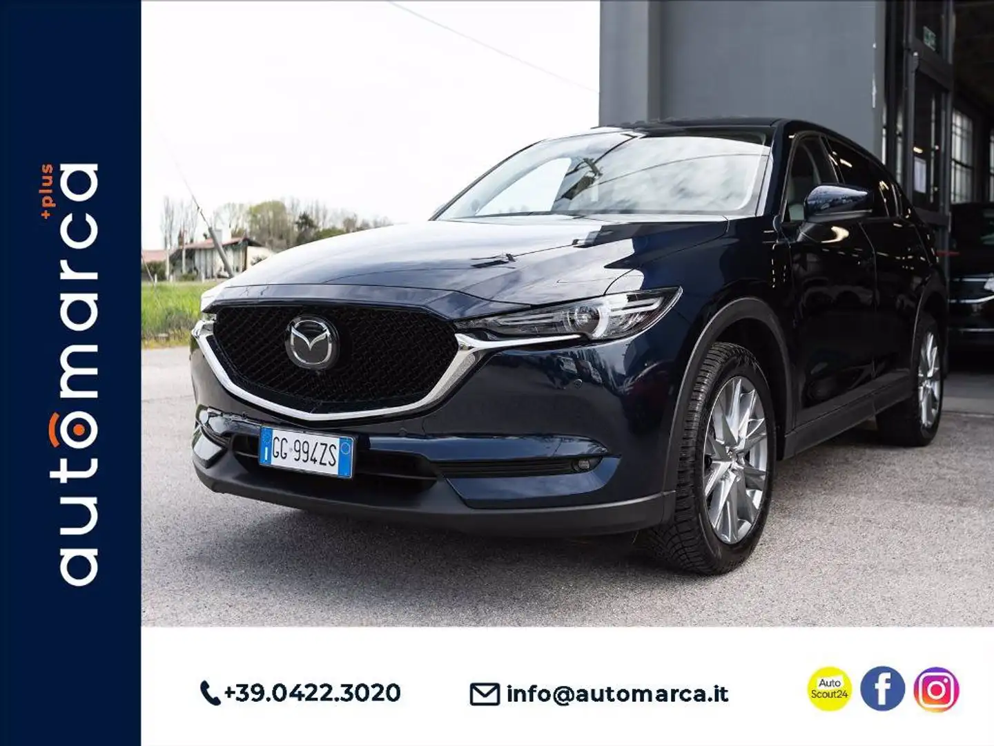 Mazda CX-5 2.0 Signature awd 165cv auto my21 Blu/Azzurro - 1