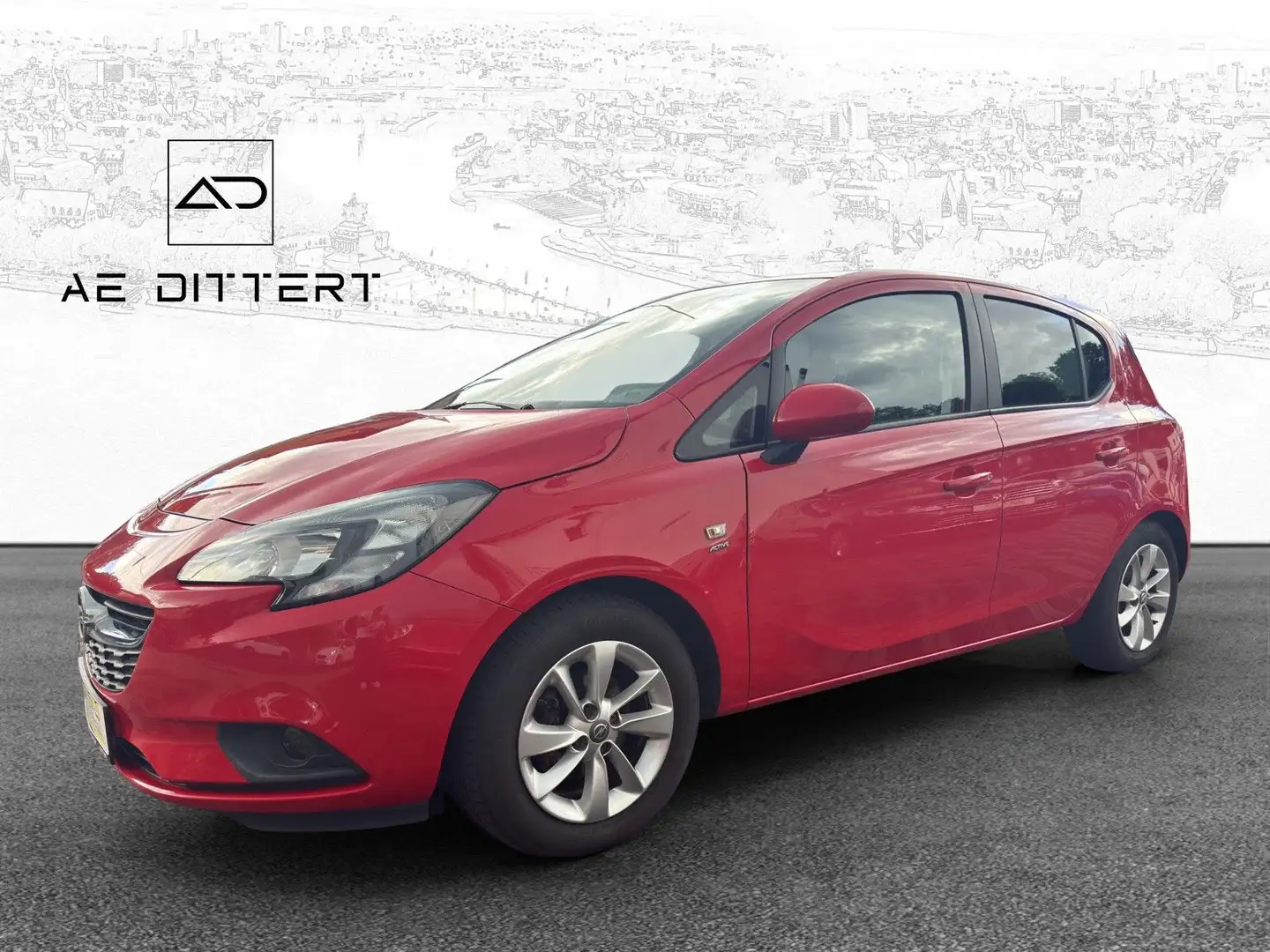 Opel Corsa E Active +Carplay+PP+SHZ/LHZ+ Rot - 1