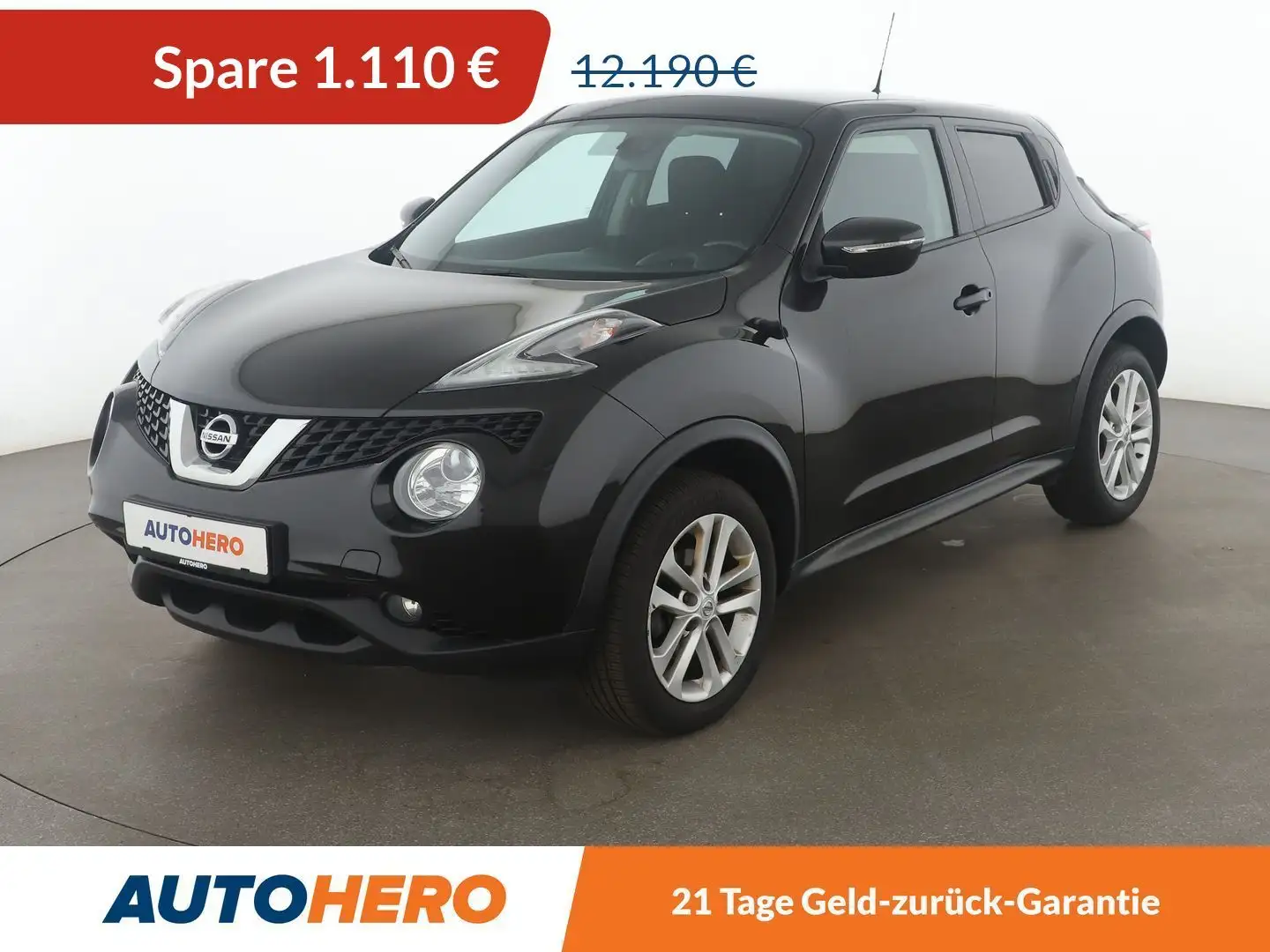 Nissan Juke 1.2 Acenta*NAVI*TEMPO*CAM*KLIMA*GARANTIE* Schwarz - 1