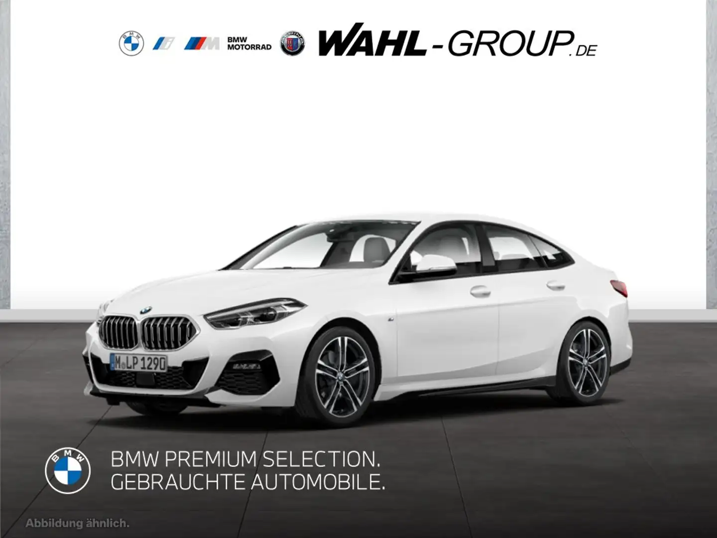 BMW 218 i Gran Coupé M Sport Navi LED PDC SHZ Weiß - 1