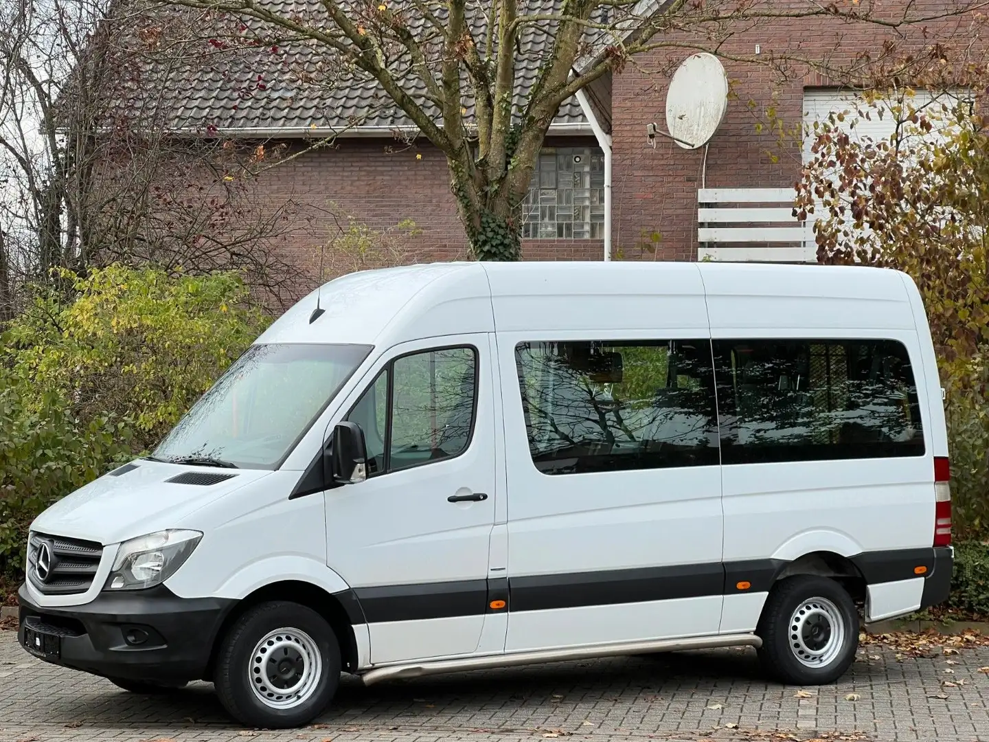 Mercedes-Benz Sprinter 314 BlueTEC 9Sitze+Rollstuhllift Klima Weiß - 1