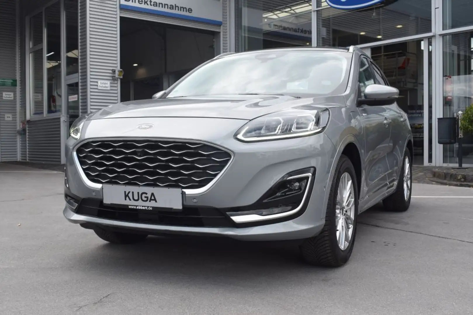Ford Kuga Vignale 2.5 PHEV, Panorama, AHK, Allwetter Silber - 1