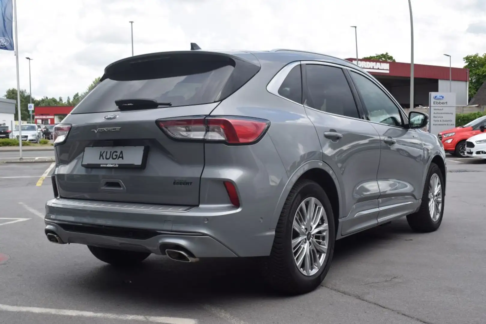 Ford Kuga Vignale 2.5 PHEV, Panorama, AHK, Allwetter Silber - 2