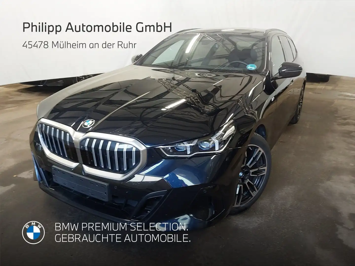 BMW 520 i M Sport PANO AHK h&k DA+ 360° Ad-LED StHzg Schwarz - 1