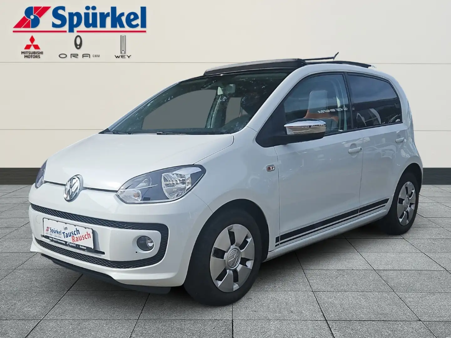 Volkswagen up! jeans BMT 1.0, Glasdach, PDC, Sitzheizung Weiß - 1