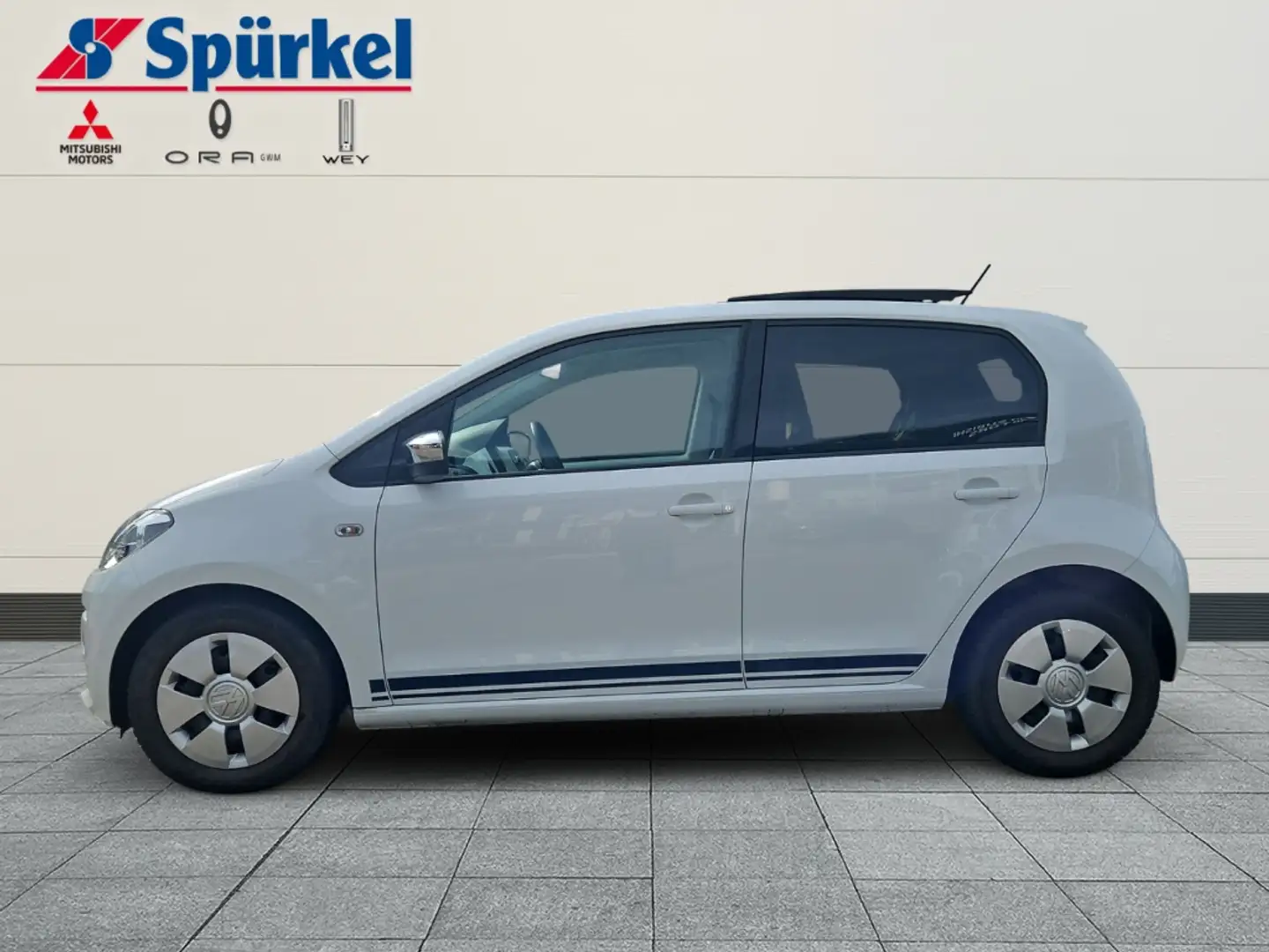 Volkswagen up! jeans BMT 1.0, Glasdach, PDC, Sitzheizung Weiß - 2