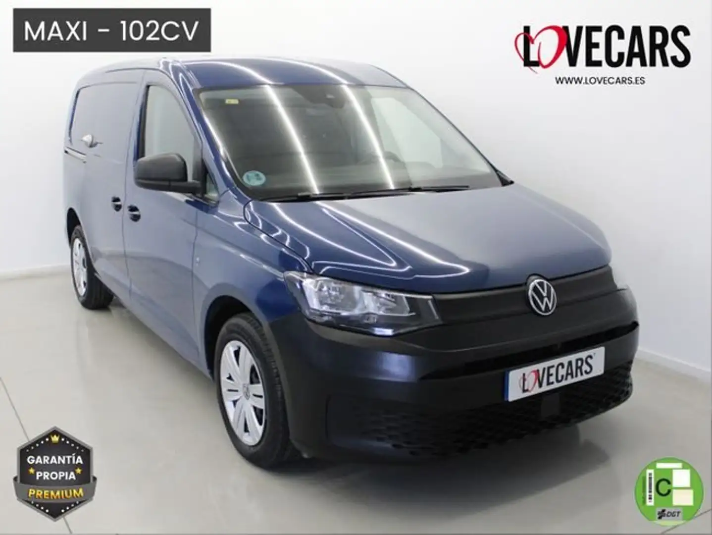 Volkswagen Caddy 2.0 TDI FURGÓN CERRADO MAXI 102 Azul - 1