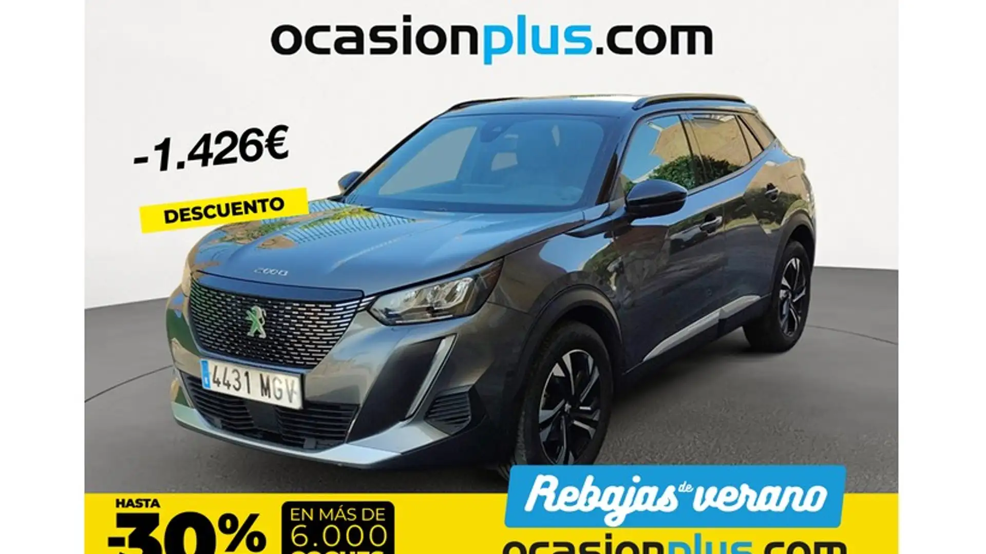 Peugeot 2008 1.2 PureTech S&S Allure 100 Grijs - 1