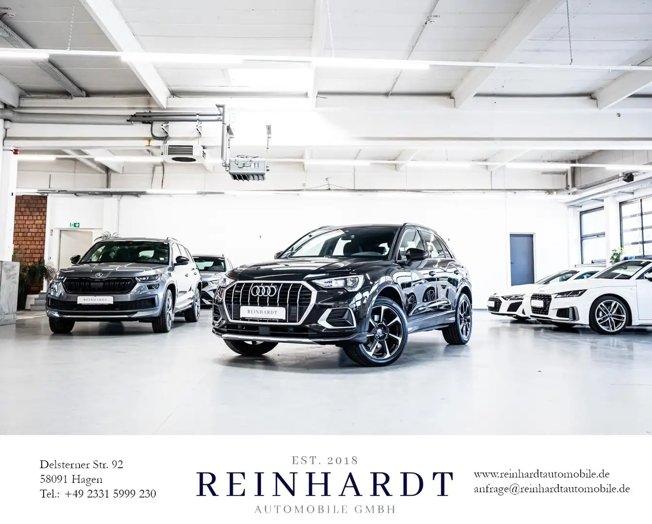 Audi Q3 45TFSi QUATTRO 19/ACC/AHK/SHZ/e-SITZE/KEYLESS Noir - 1