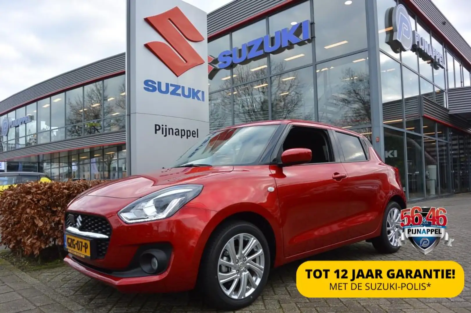Suzuki Swift 1.2 Select AUTOMAAT 5-deurs / Cruise control Rood - 1