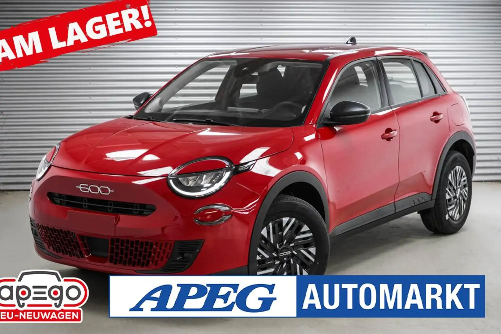 Fiat 600 1,2 MHEV DCT 48V Rot - 1
