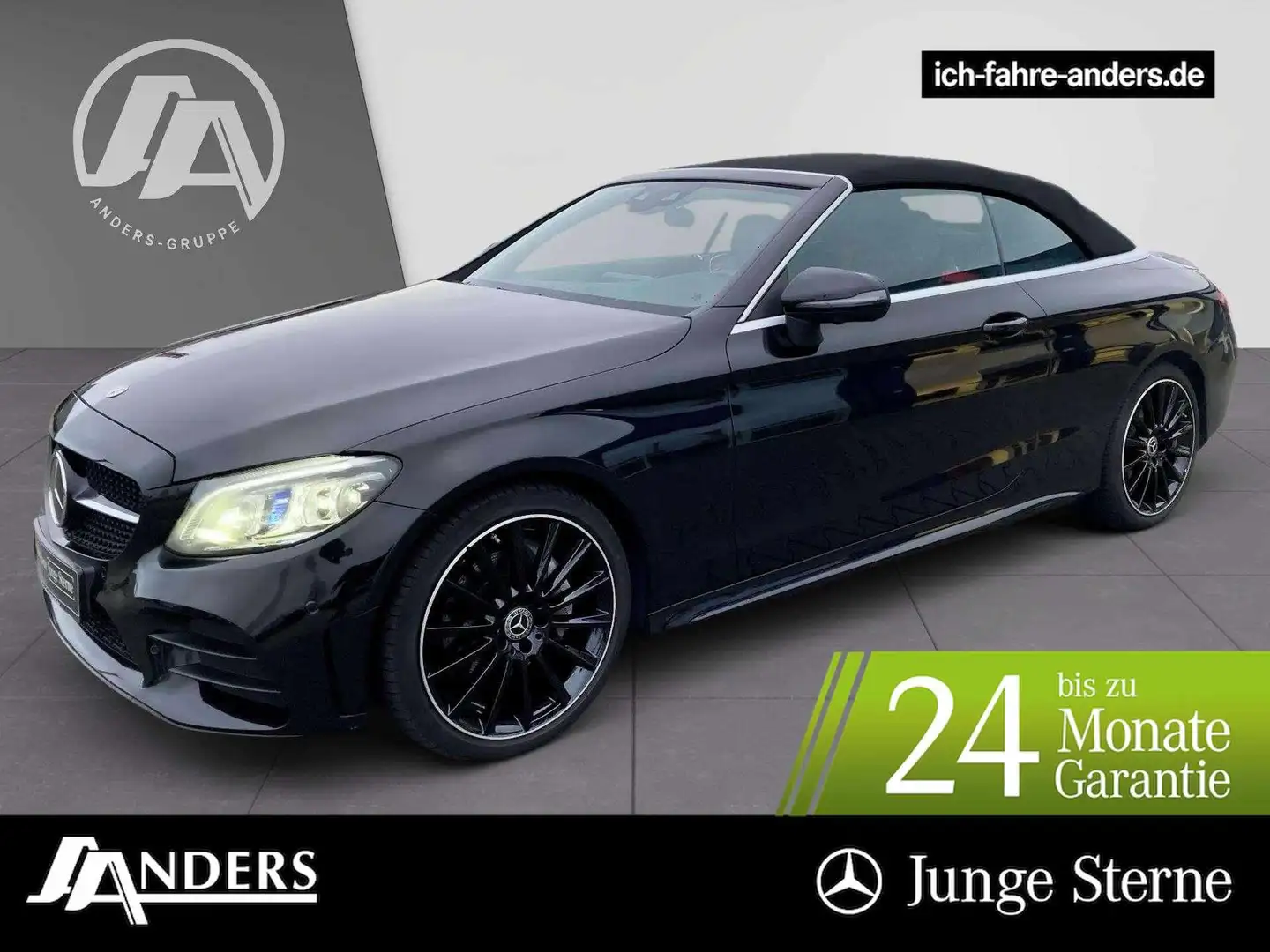 Mercedes-Benz C 200 AMG+COM+digCock+Dist+Burm+36+M-BEAM Schwarz - 1