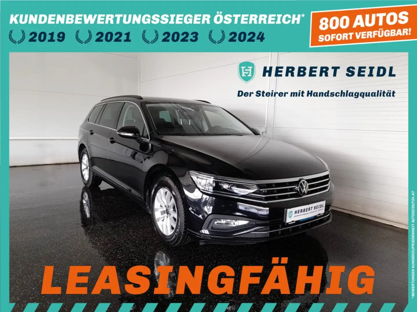 Volkswagen Passat Variant BUSINESS 2,0 TDI DSG *MATRIX-LED / NAVI / ACC / KAMERA / SPORT MASSAGESITZ / VERKEHRSZEICHENASSIST* Schwarz - 1