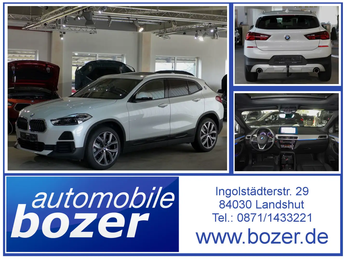 BMW X2 20d xDr HUD,Dach,AHK,Kamera,Leder NP 67.520 Weiß - 1