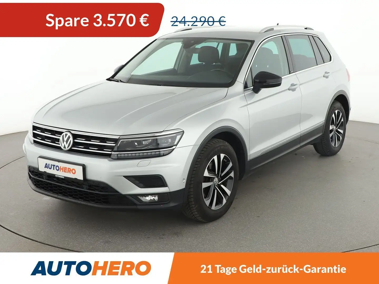 Volkswagen Tiguan 2.0 TDI IQ.DRIVE Aut.*NAVI*HEAD-UP*LED*ACC*PDC*SHZ Argent - 1