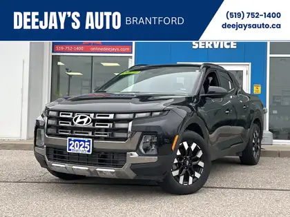 Black 2025 Hyundai Santa Cruz Pickup Truck 8-Speed Automatic