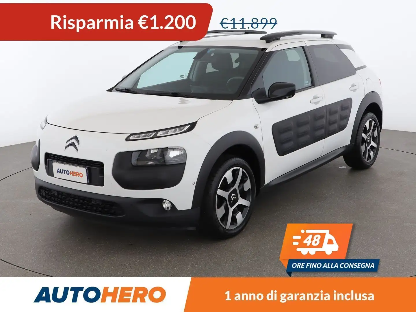 Citroen C4 Cactus 1.6 Blue-HDi Shine 100 CV Bianco - 1