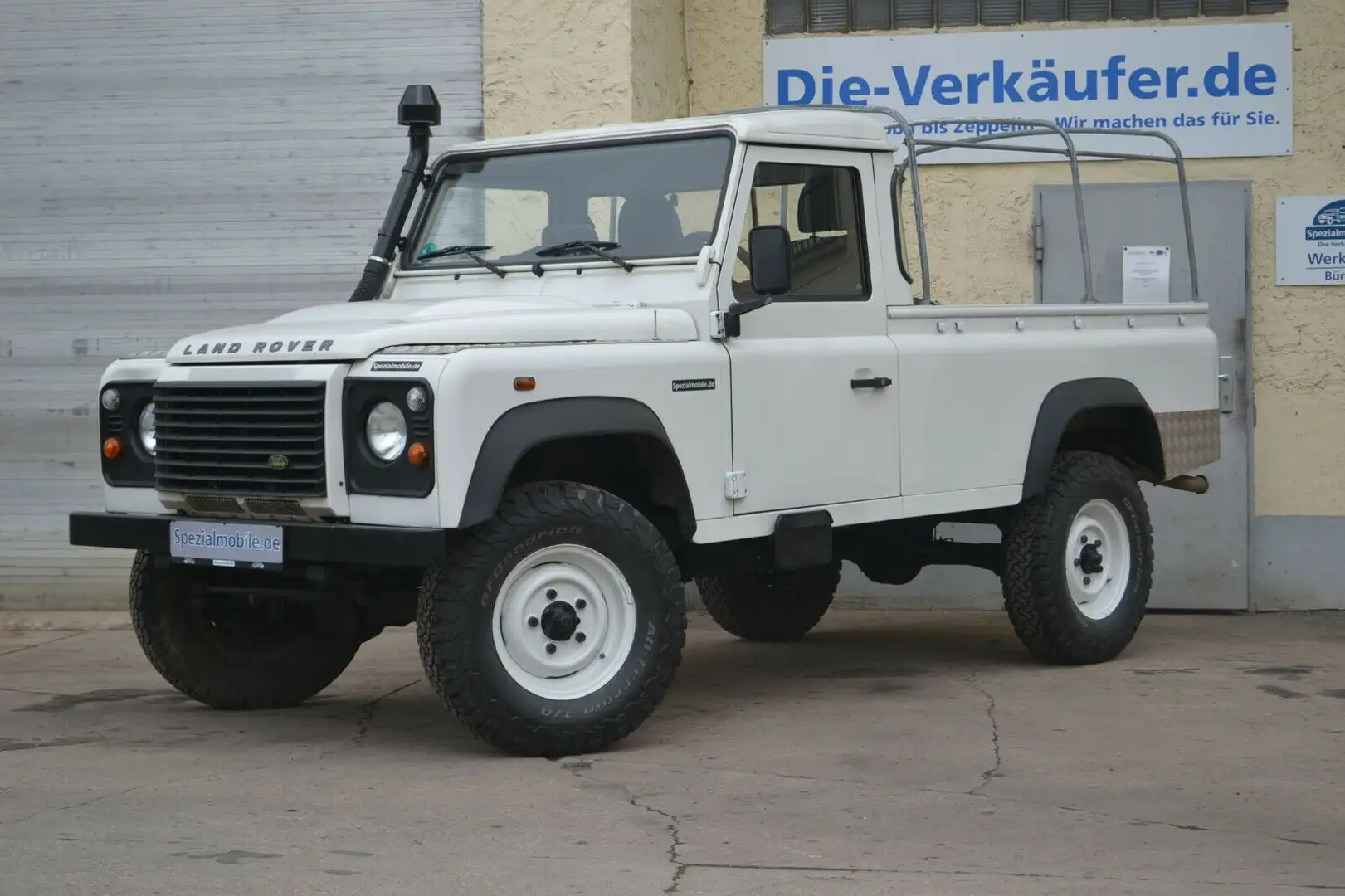 Land Rover Defender 110 Pick Up Puma Klima AHK Schnorchel Білий - 2