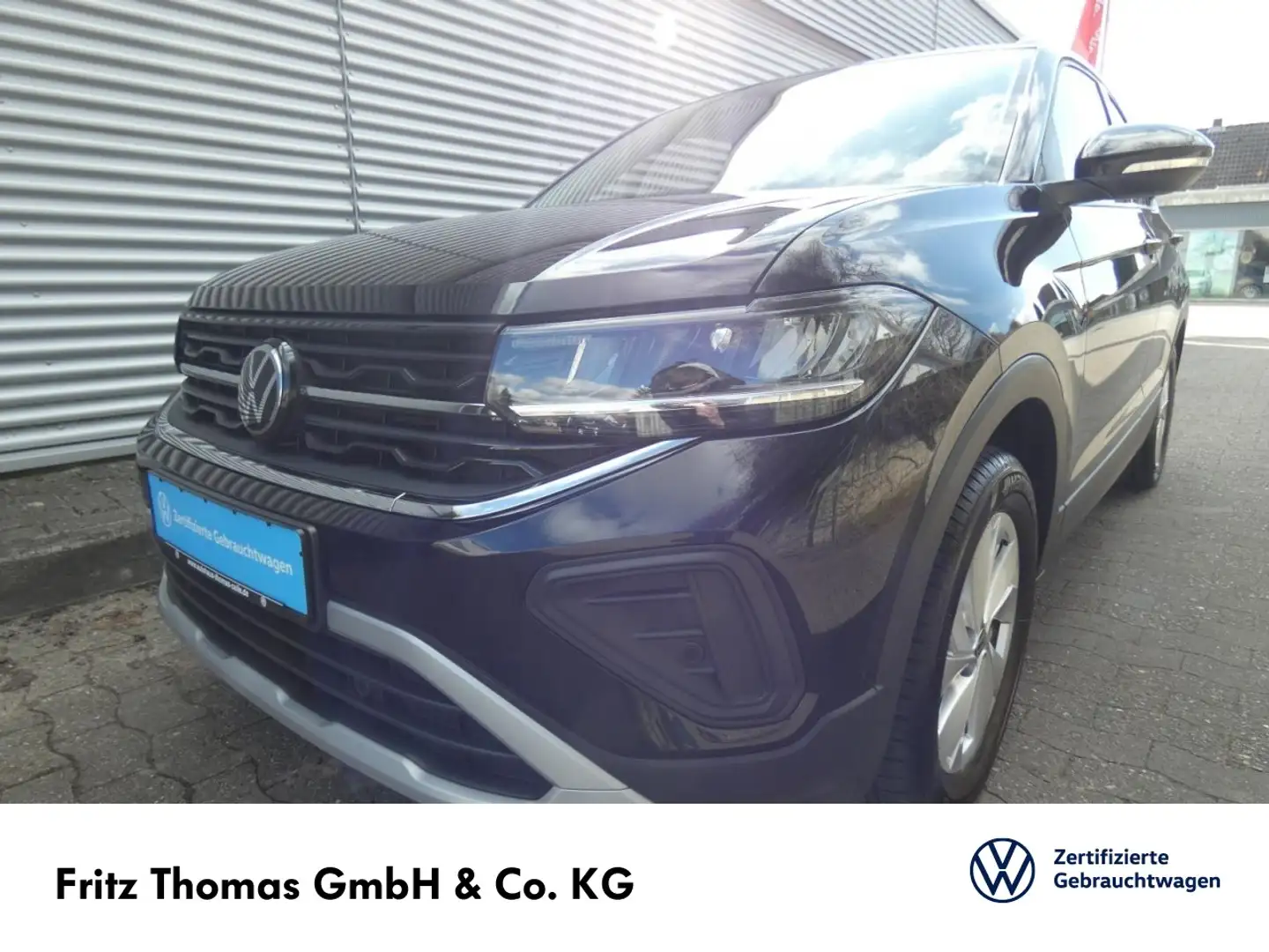Volkswagen T-Cross 1.0 TSI DSG Life LED Navi AHK SHZ PDC ACC Klima Noir - 2