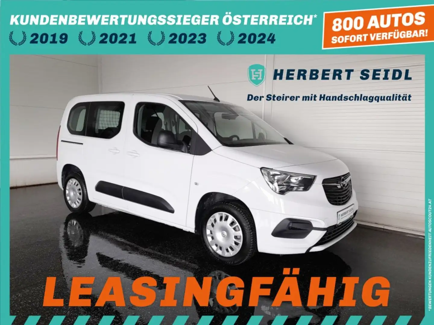 Opel Combo E-Life EDITION PLUS Aut. *SCHIEBETÜREN / KLIMA / APP CONNECT / TEMPOMAT / PDC / SICHTPAKET* Weiß - 1