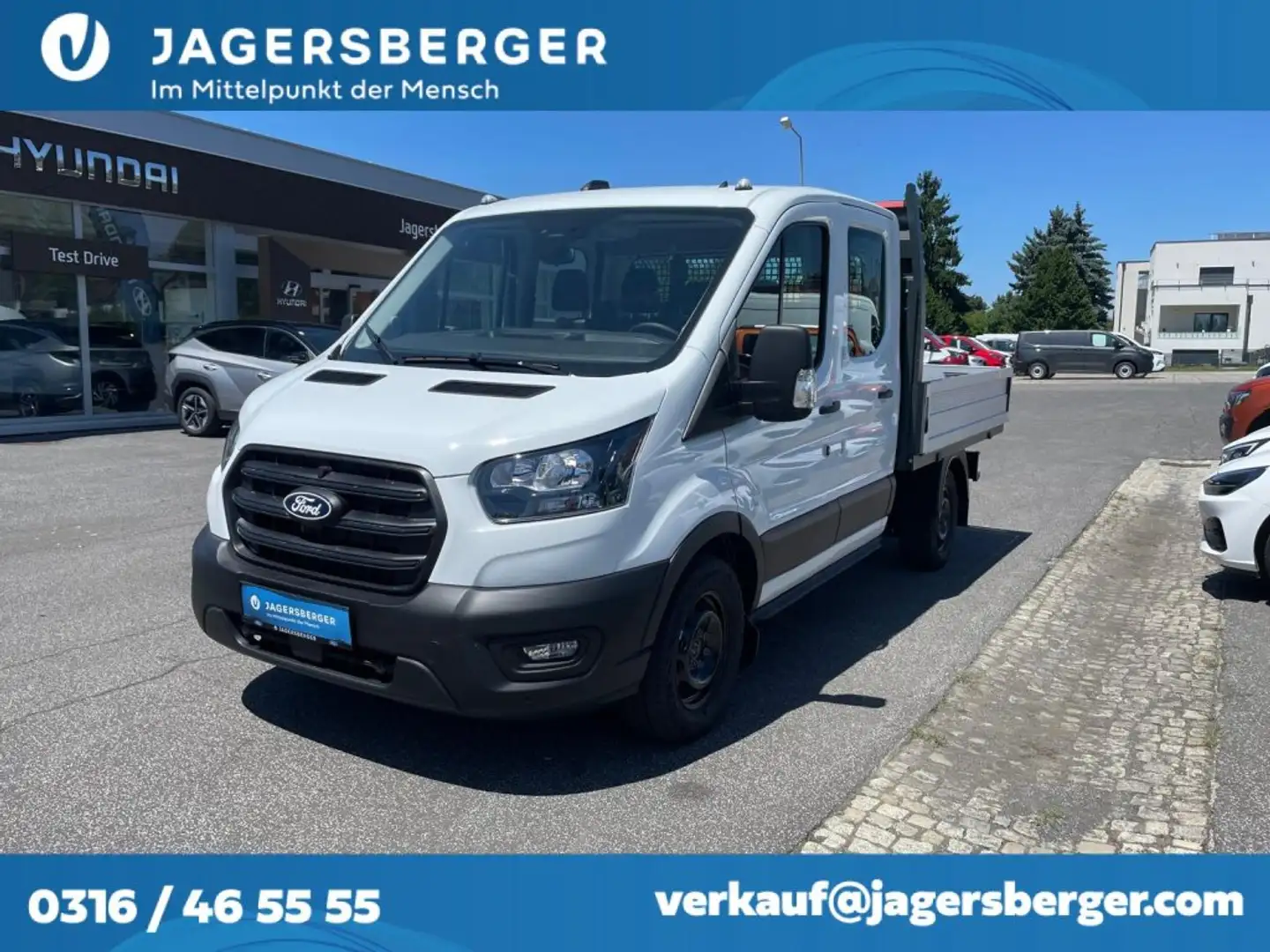 Ford Transit Pritsche 2,0 EcoBlue L2H1 350 Trend Blanc - 1