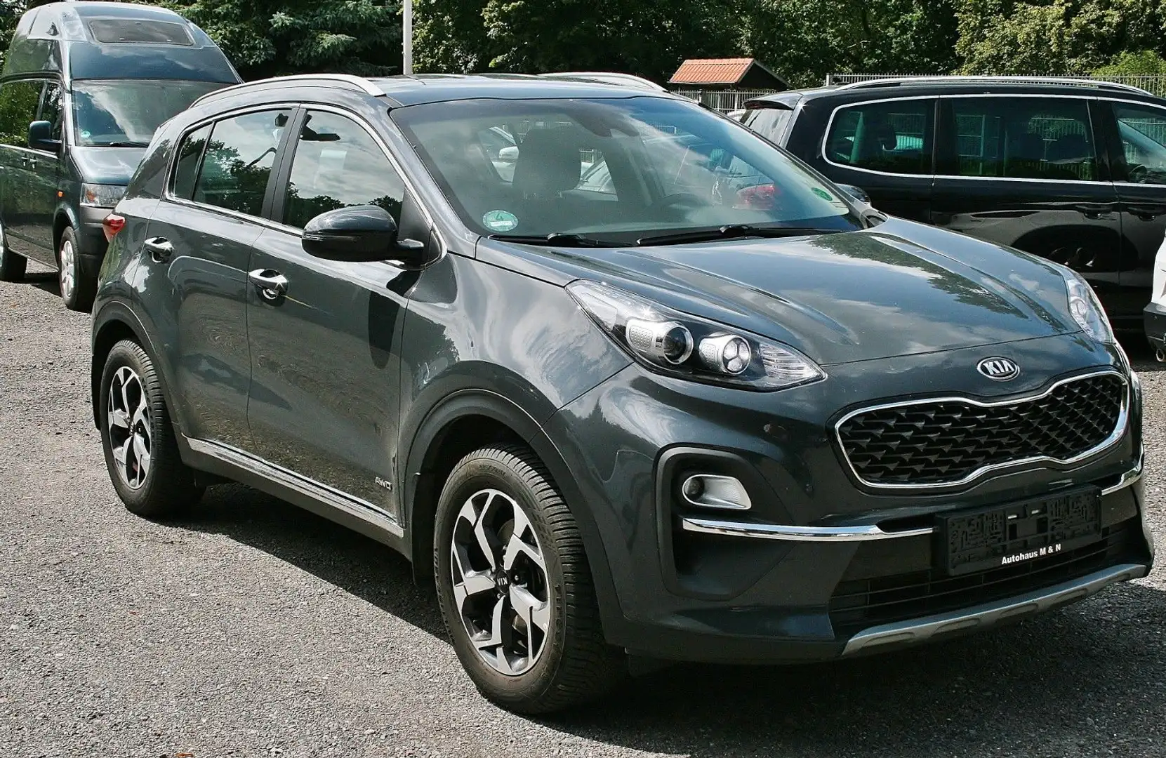 Kia Sportage 4WD+Navi+AHK+Lenkradh+Kamera+Spurhalte Grijs - 2