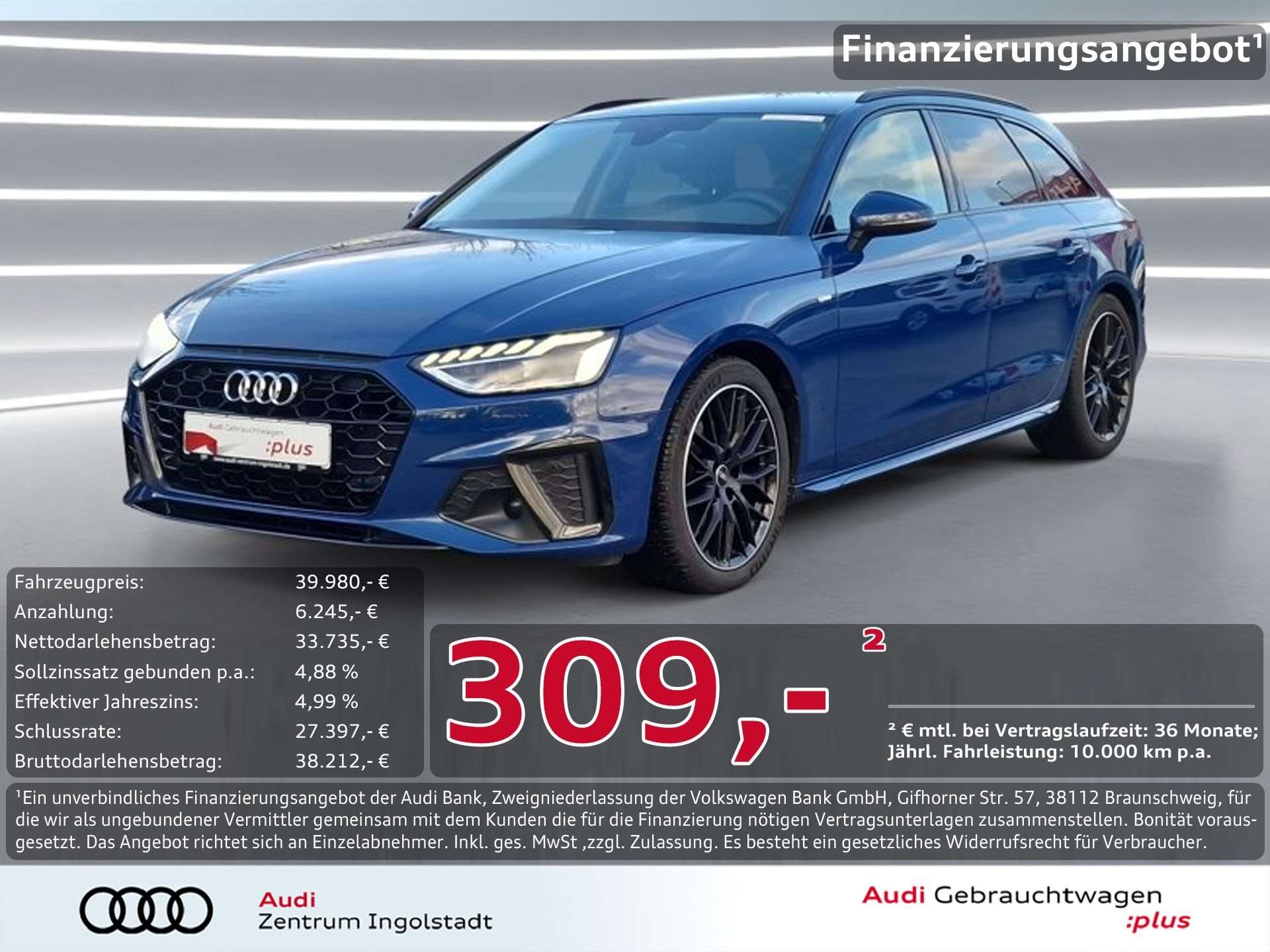 Second hand Audi A4 2.0