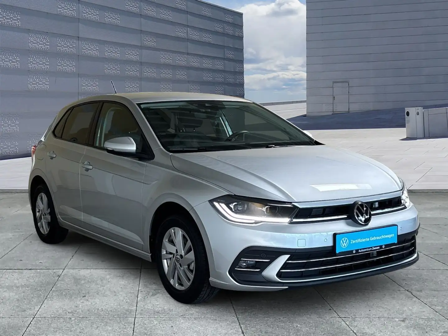 Volkswagen Polo 1.0 TSI Style OPF DSG+USB+DAB+SHZ+LWS+EPH+ Klima Silber - 2