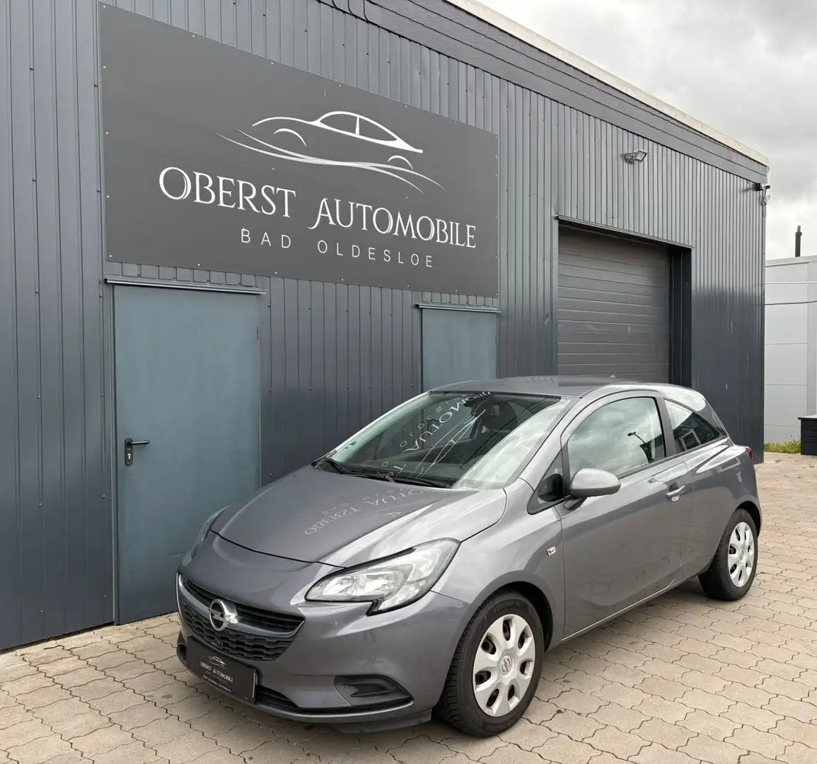 Opel Corsa E Edition*Tüv Neu*Scheckheft* Grau - 2