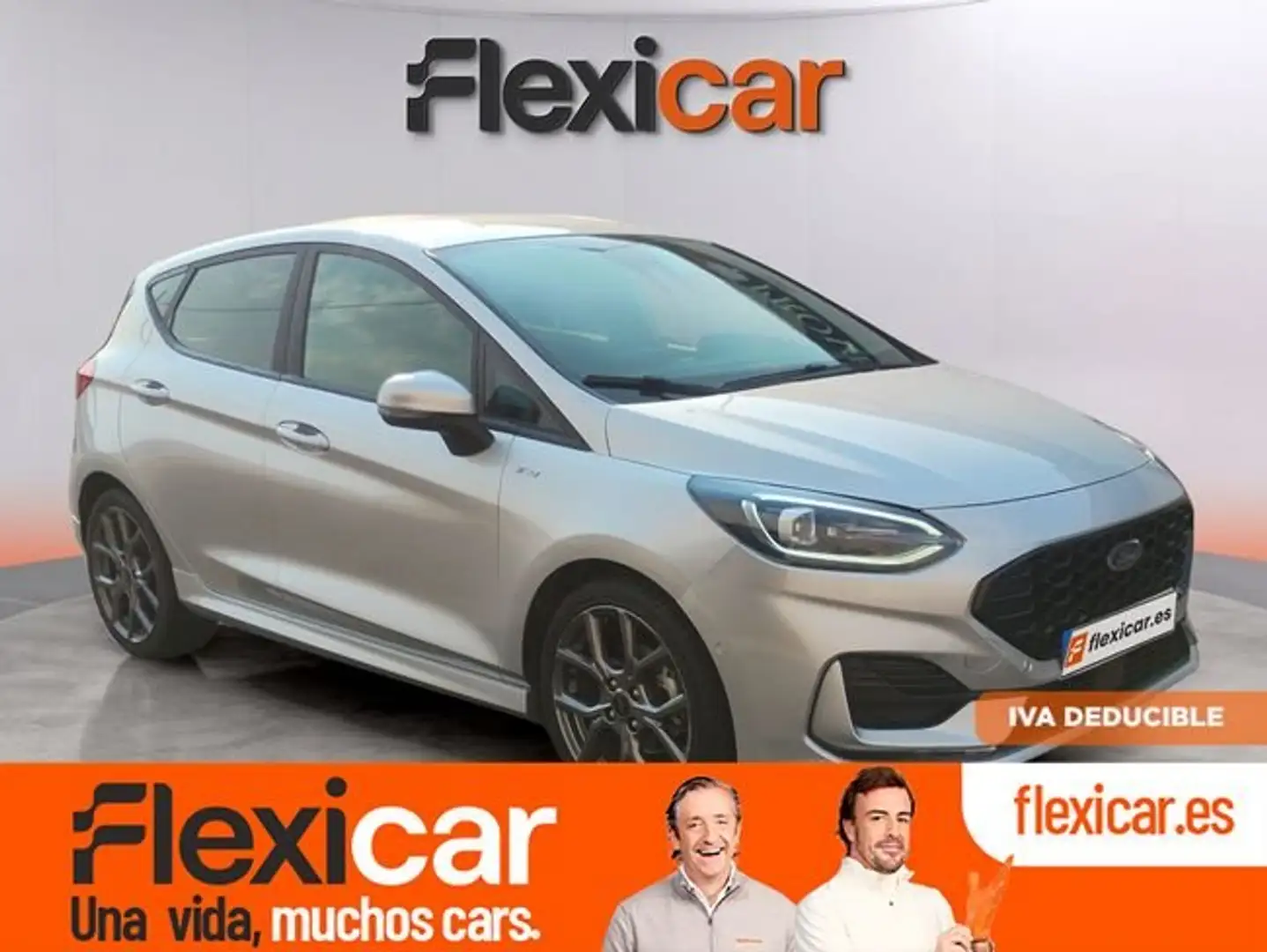 Ford Fiesta 1.0+EcoBoost+MHEV+92kW+%28125CV%29+Trend+5p Gris - 1