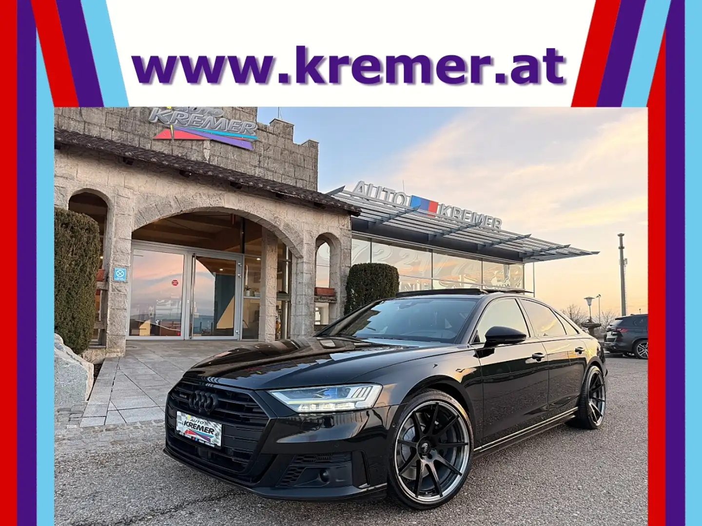Audi A8 60 TDI V8 quattro Tiptronic/360°/MATRIX-LASER/P... Schwarz - 1