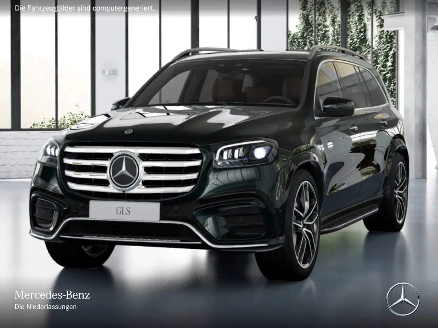 Mercedes-Benz GLS 580 4M AMG+PANO+360+AHK+MULTIBEAM+STHZG+HUD+9G Grün - 2