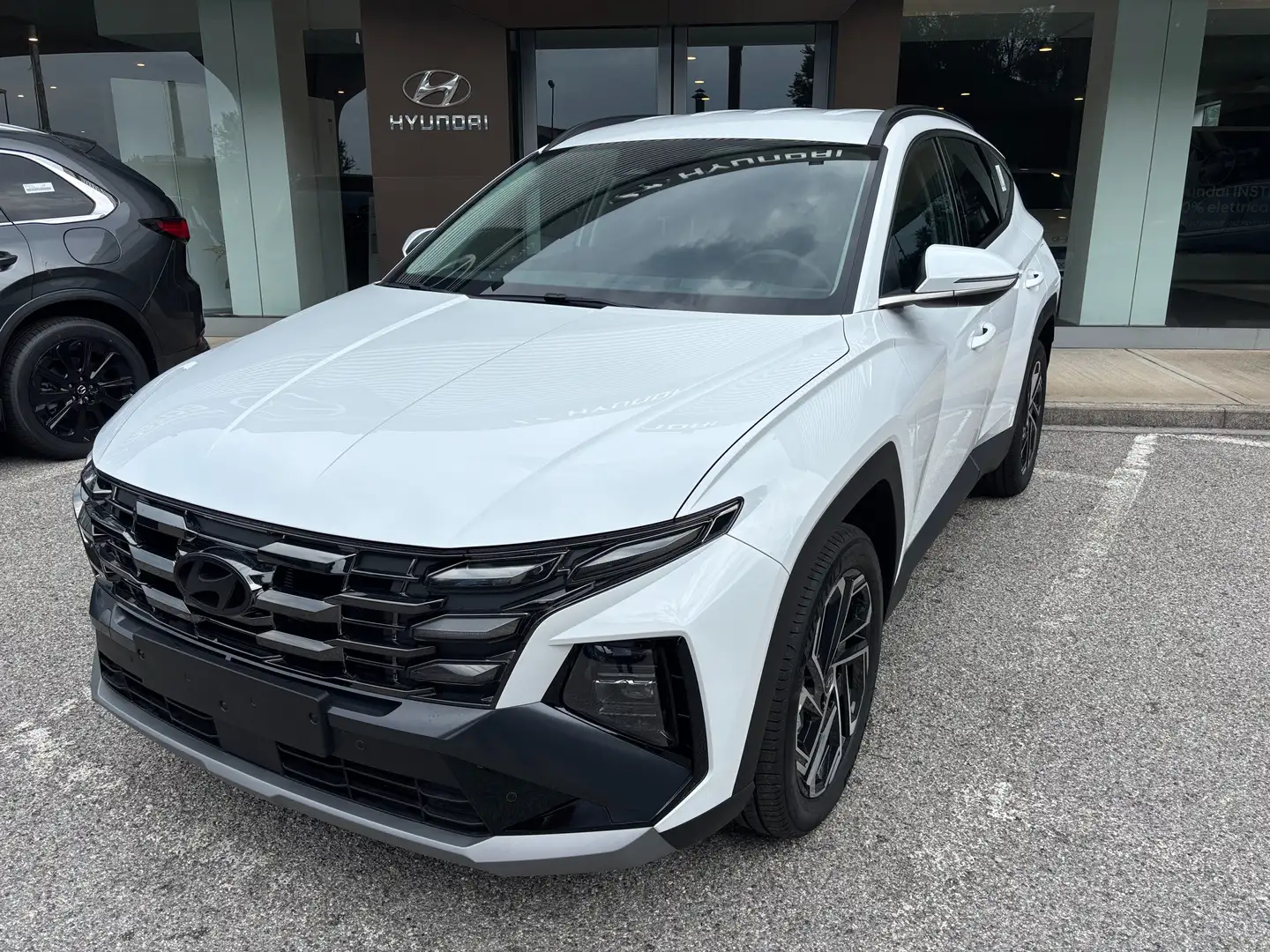 Hyundai TUCSON 1.6 Hev 215 cv Exellence KM ZERO Bianco - 1