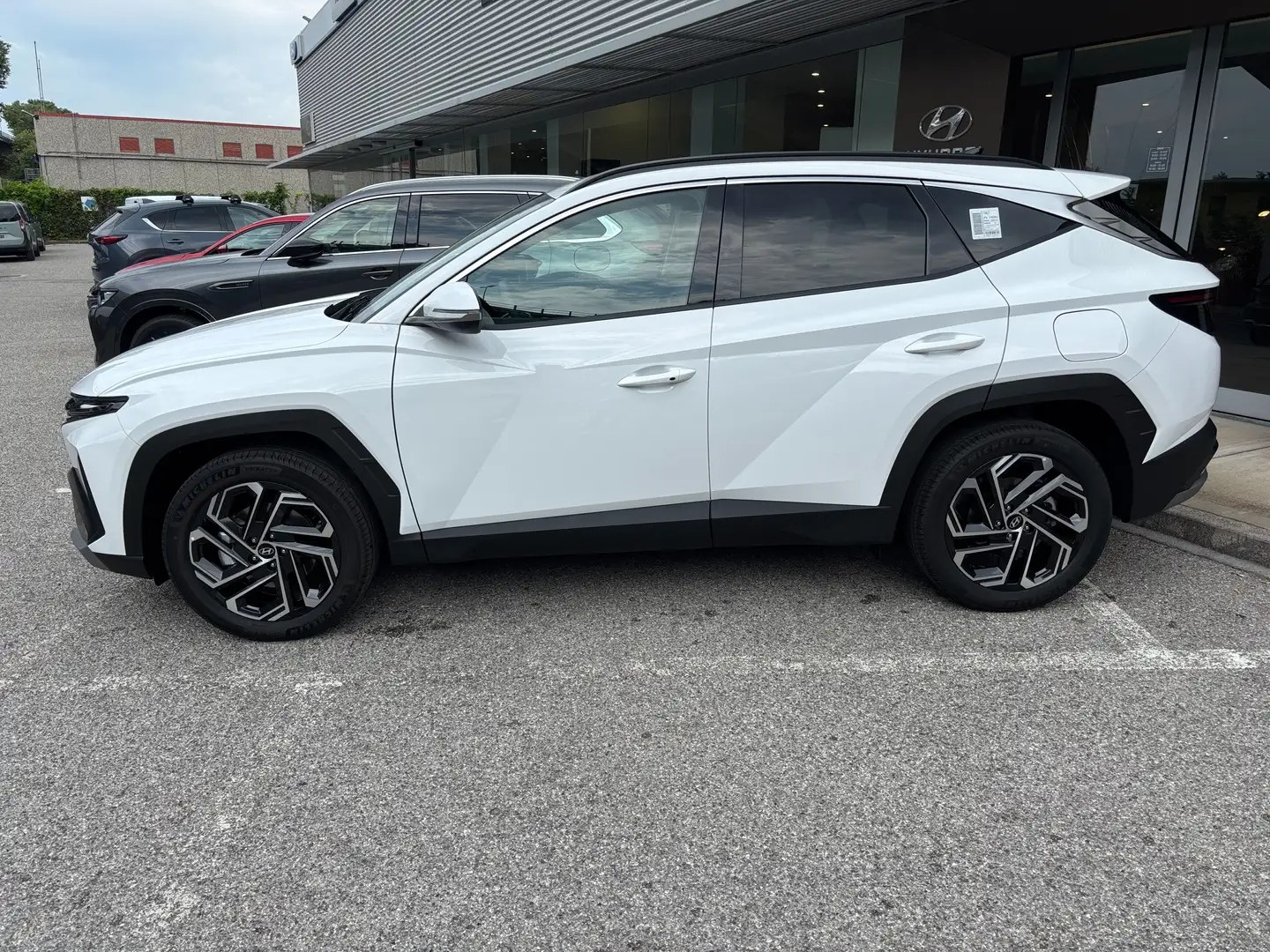 Hyundai TUCSON 1.6 Hev 215 cv Exellence KM ZERO Bianco - 2